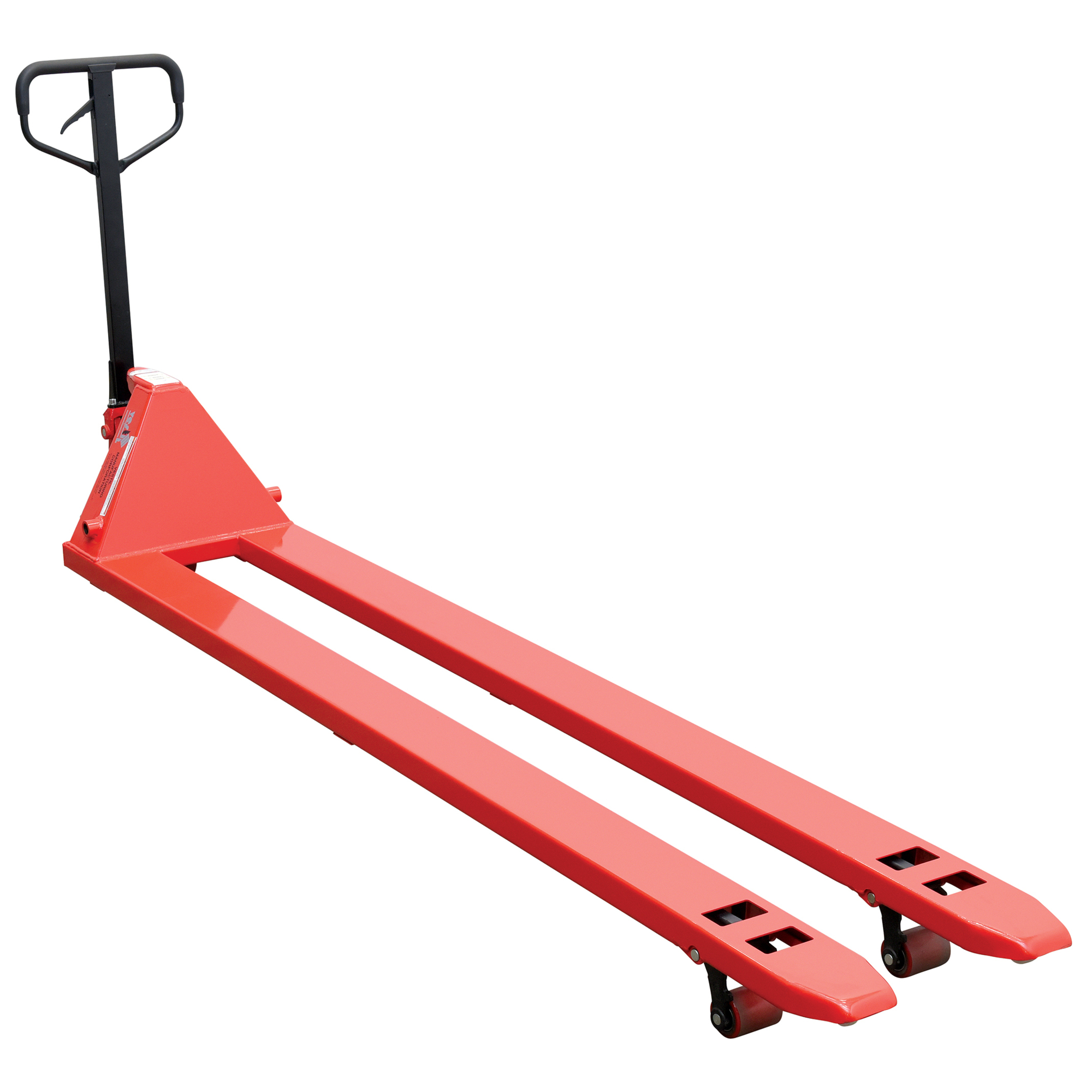 Vestil Steel Low-Profile Pallet Truck - 4000-Lb. Capacity, 96in. Fork Length, 2.875in. Min. Lift Height, Model# PM4-2096